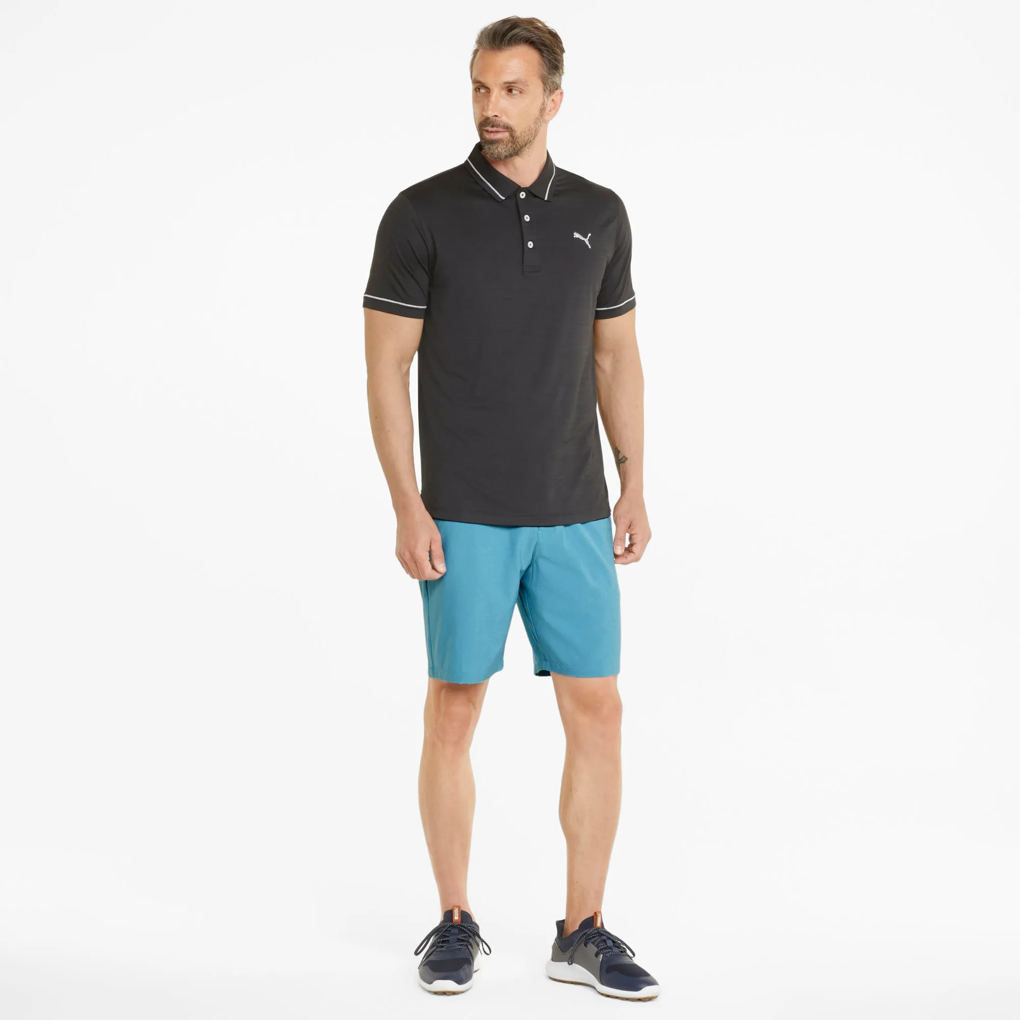 101 North 9" Golf Shorts | Dusty Aqua