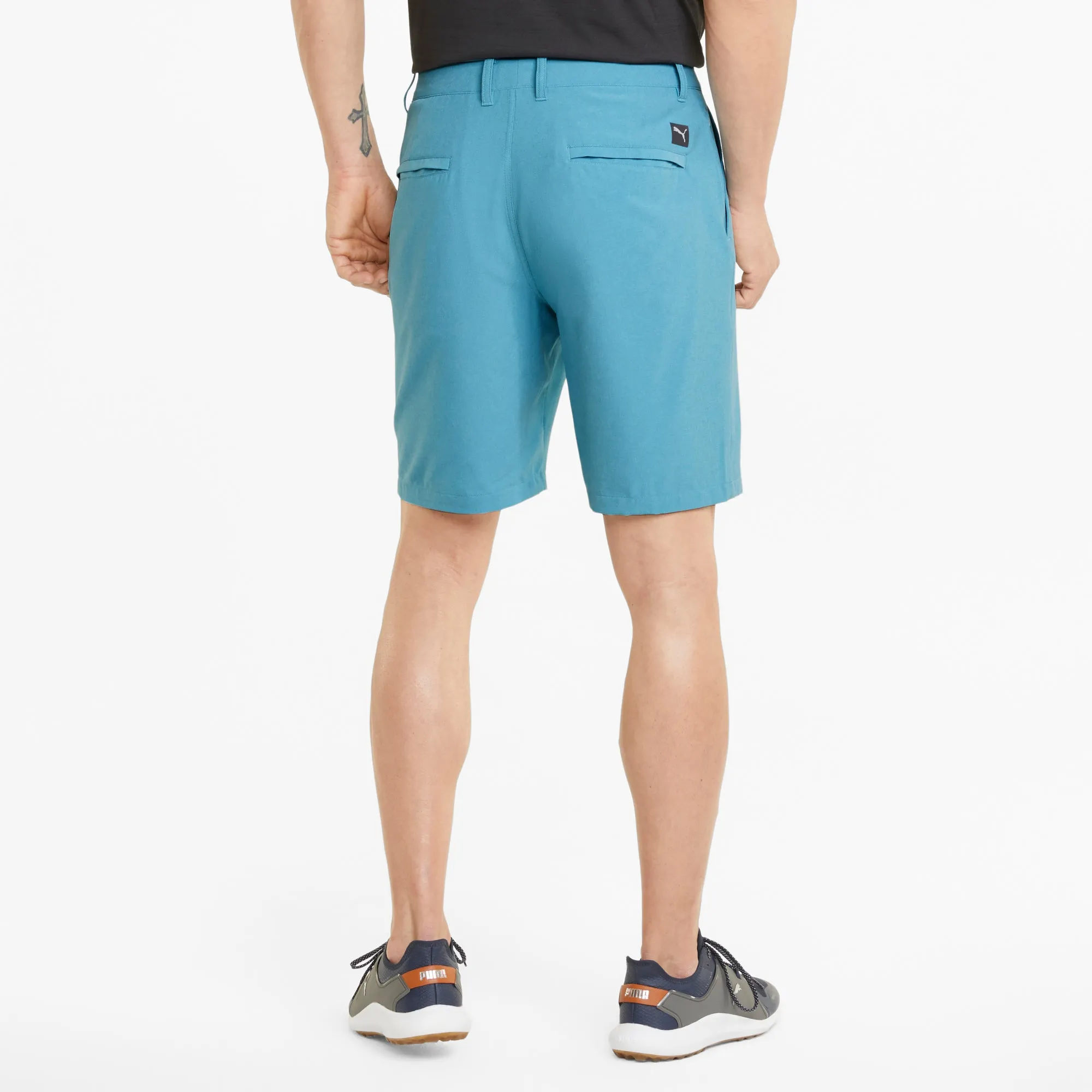 101 North 9" Golf Shorts | Dusty Aqua