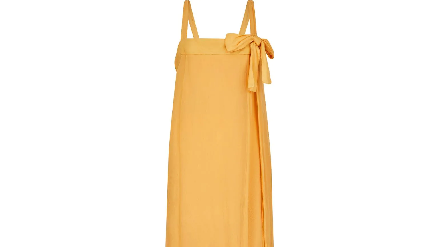 1960s Jacques Heim Haute Couture Yellow Chiffon Column Dress