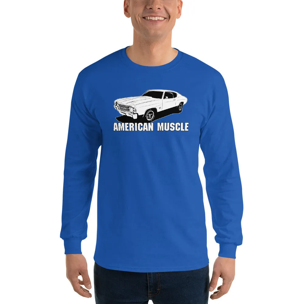 1971 Chevelle American Muscle Long Sleeve T-Shirt