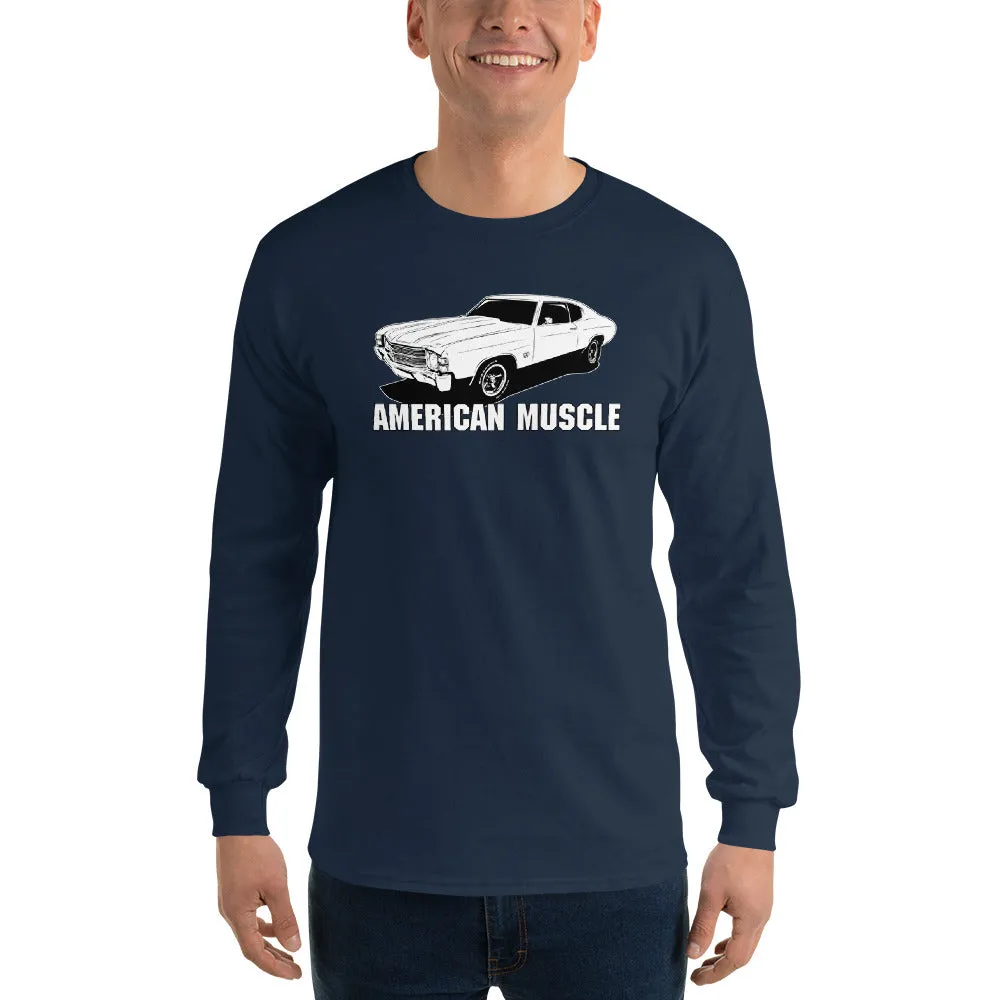 1971 Chevelle American Muscle Long Sleeve T-Shirt