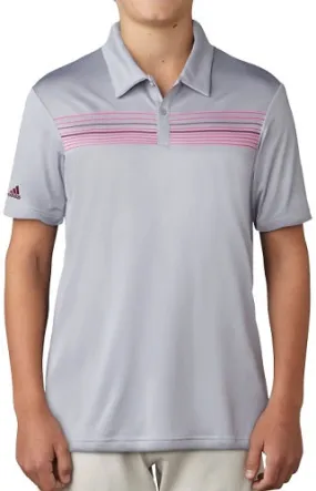 Adidas Golf Junior Boys Merch Polo - Mid Grey