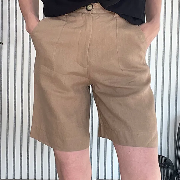 AGGEL Leinenshorts