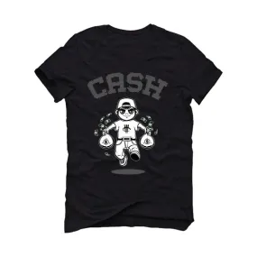 Air Jordan 4 Black Cat "2020" Black T-Shirt (Cash)