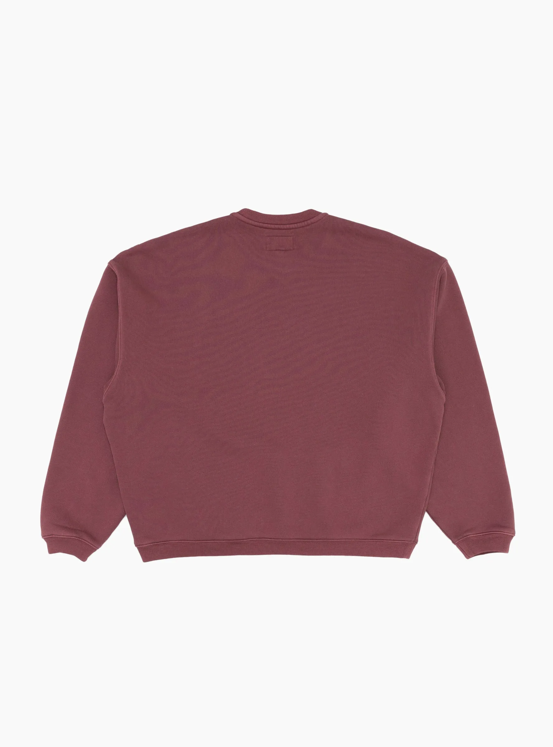 Big Crackle Sport Crew Burgundy