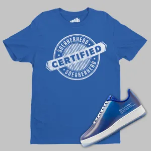 Certified Sneakerhead T-Shirt Matching Air Force 1 404 Error