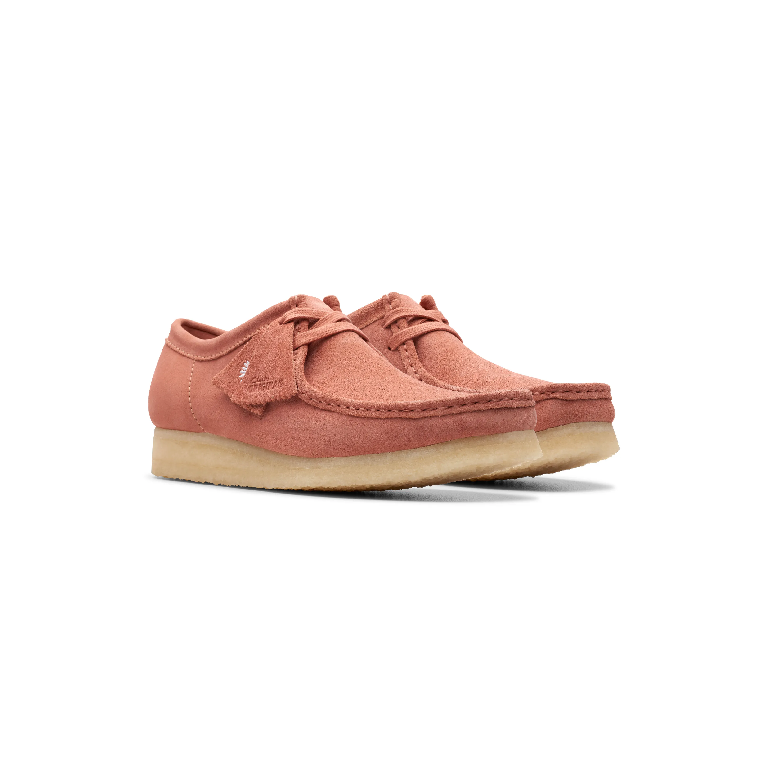 Clarks Wallabee Blush Pink Suede