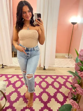 Daze Original High Rise Mom Jean in Sweet Thing