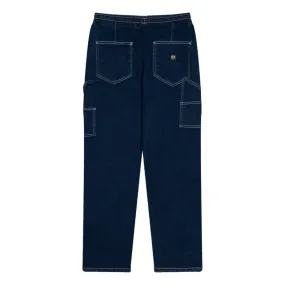 Dolly Noire Carpenter trousers in indigo blue denim pa903-qf-01