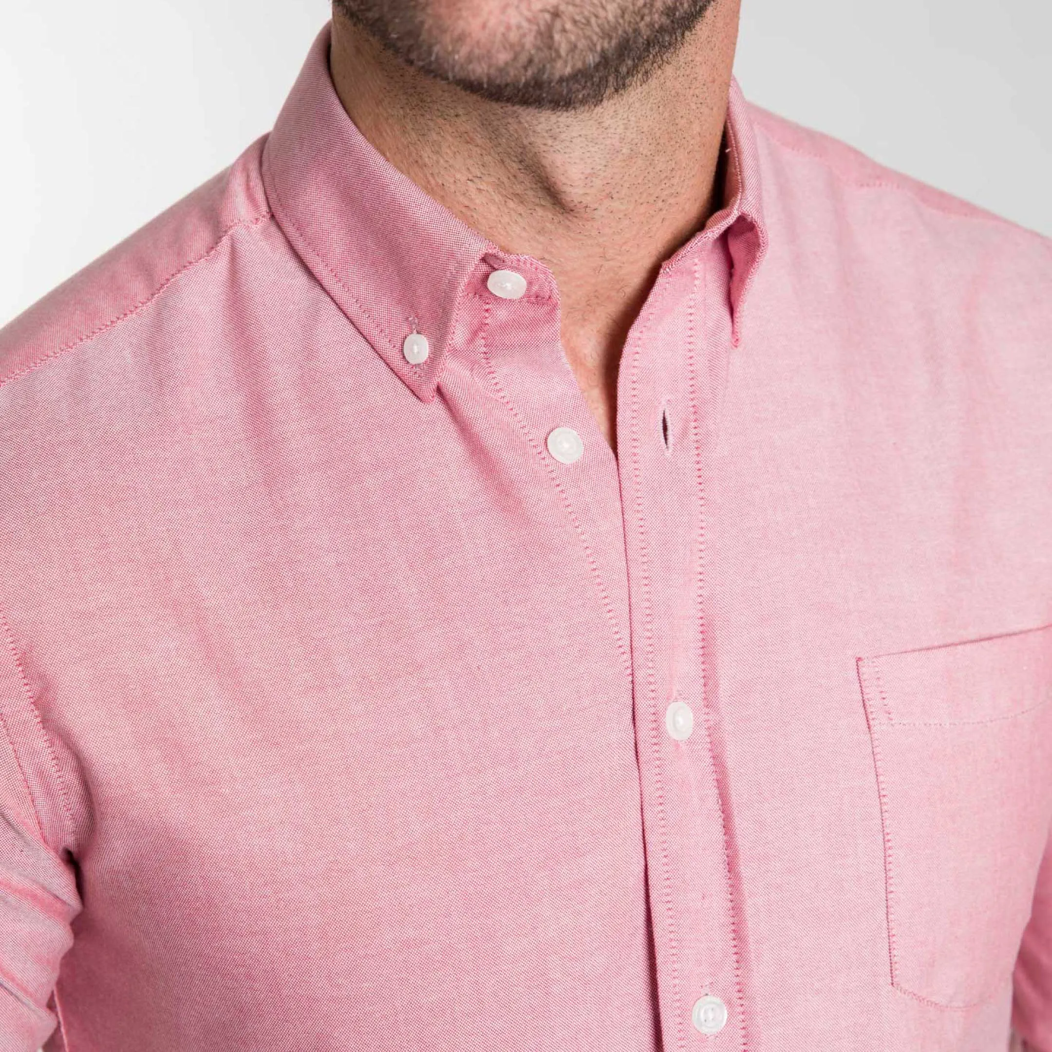 Faded Brick Oxford Wrinkle Free Shirt