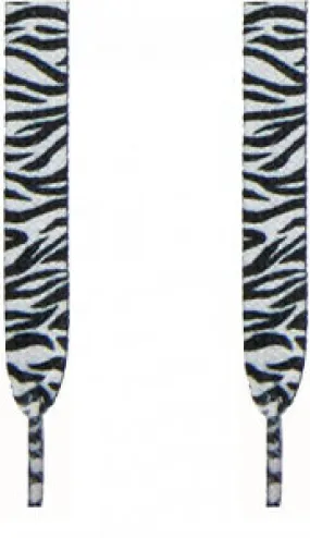 Fashion Shoe Laces Zebra