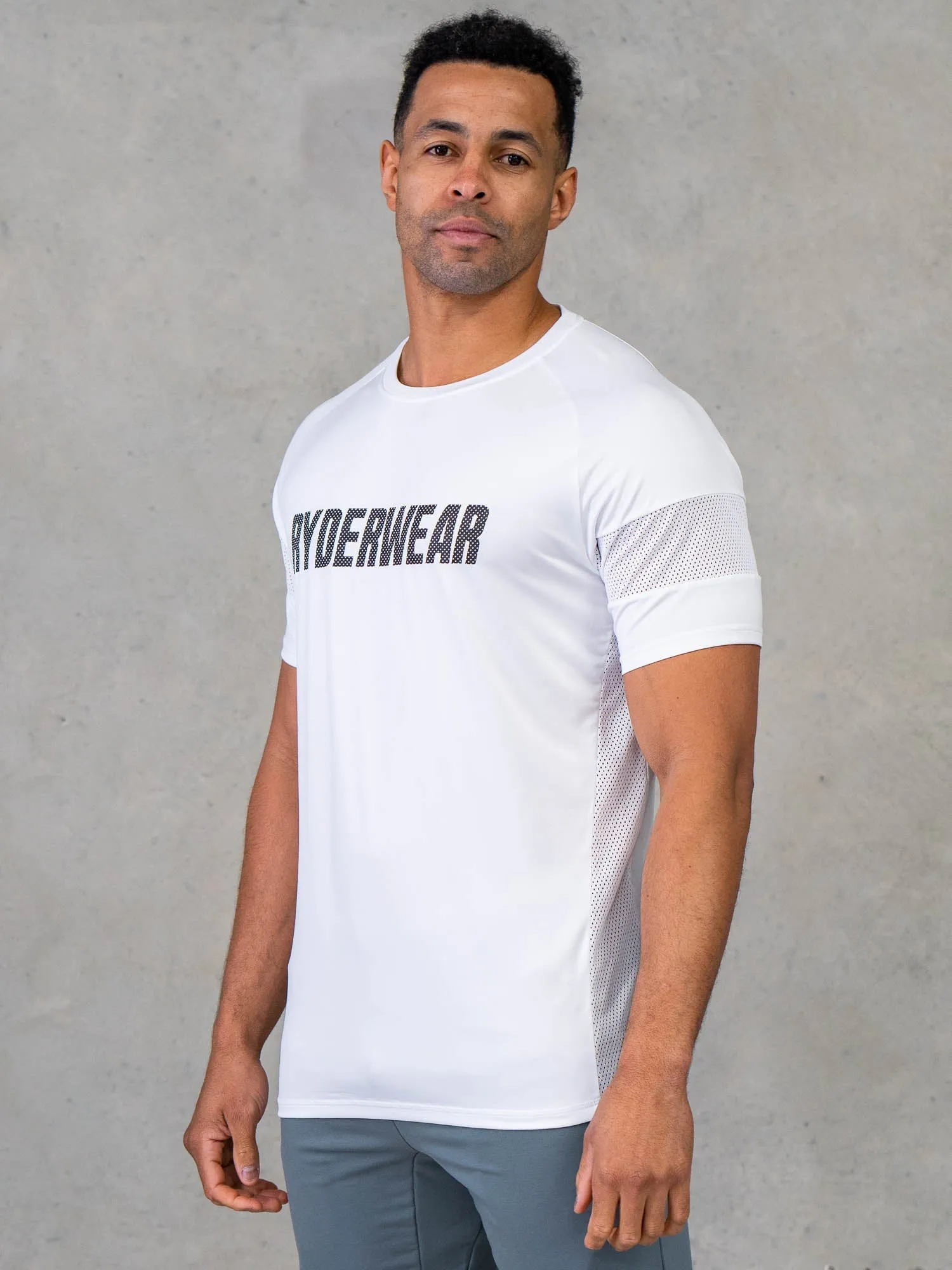 Flex Mesh T-Shirt - White