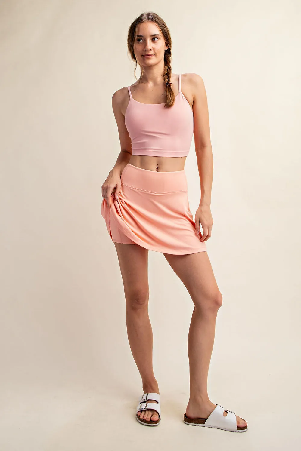 'Goal Time' Skirt - Melon