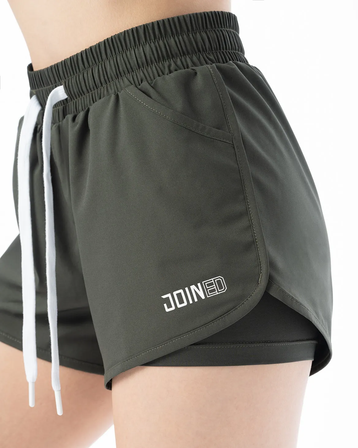 High-Waist Sporty Shorts