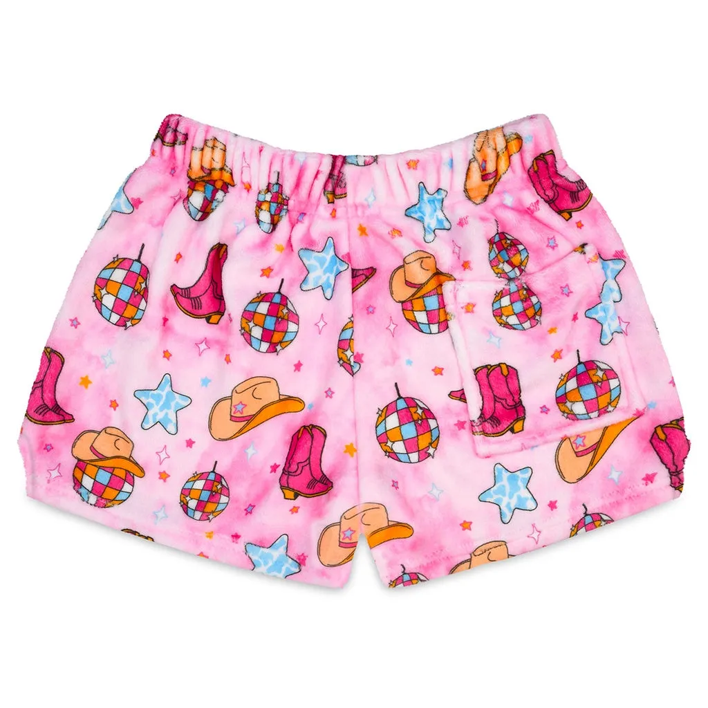 Iscream Disco Cowgirl Plush Shorts