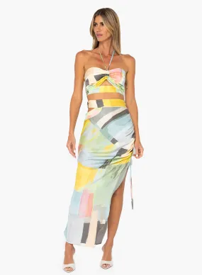 Just Bee Queen - Riva Skirt - River Abstract