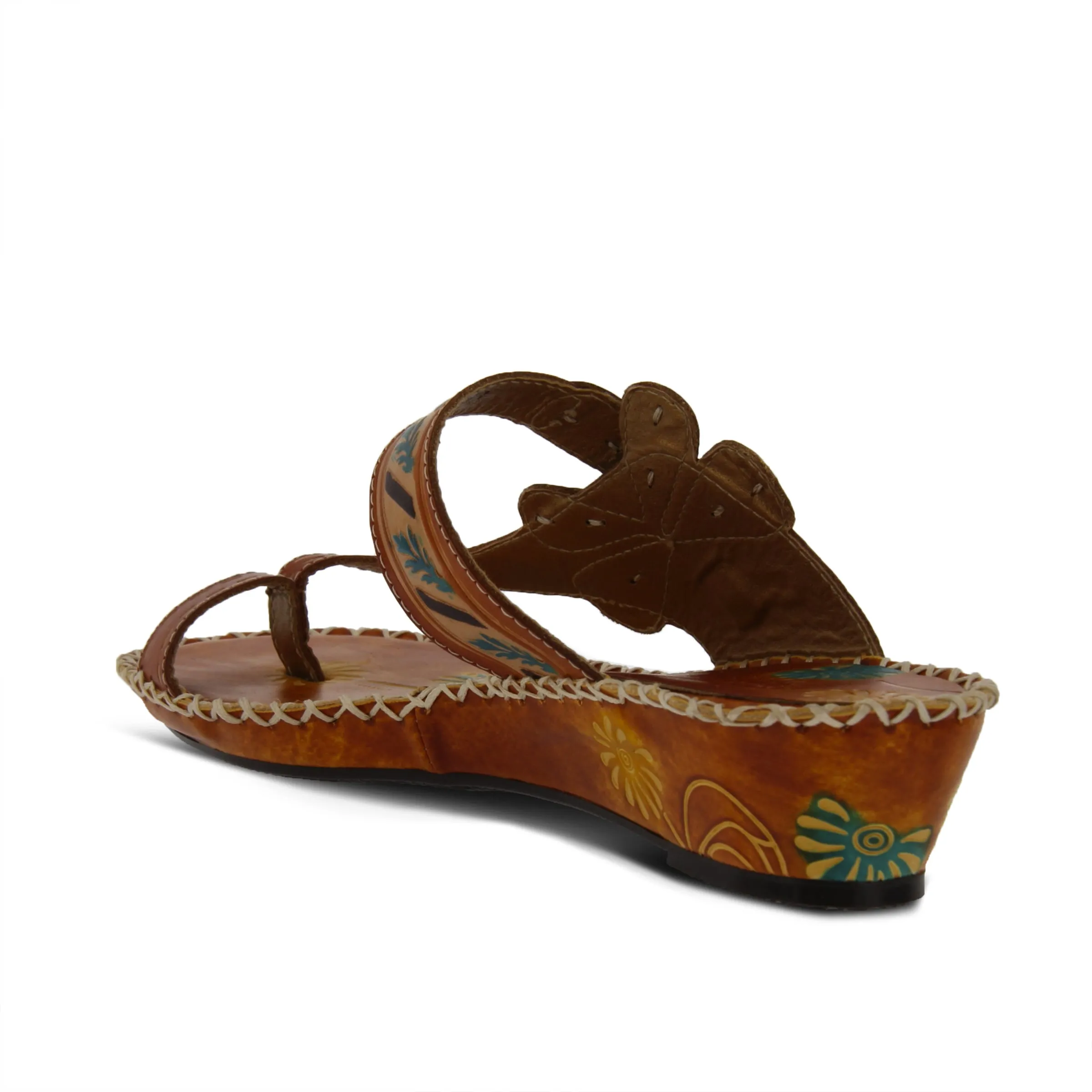 L'ARTISTE SANTORINI SLIDE SANDAL