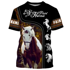 Le Paint Horse, Race de Chevaux Américaine - T-shirt 3D All-Over Personnalisé - Cadeau pour Homme, Femme, Enfant qui Aime Les Chevaux - Chiptshirts