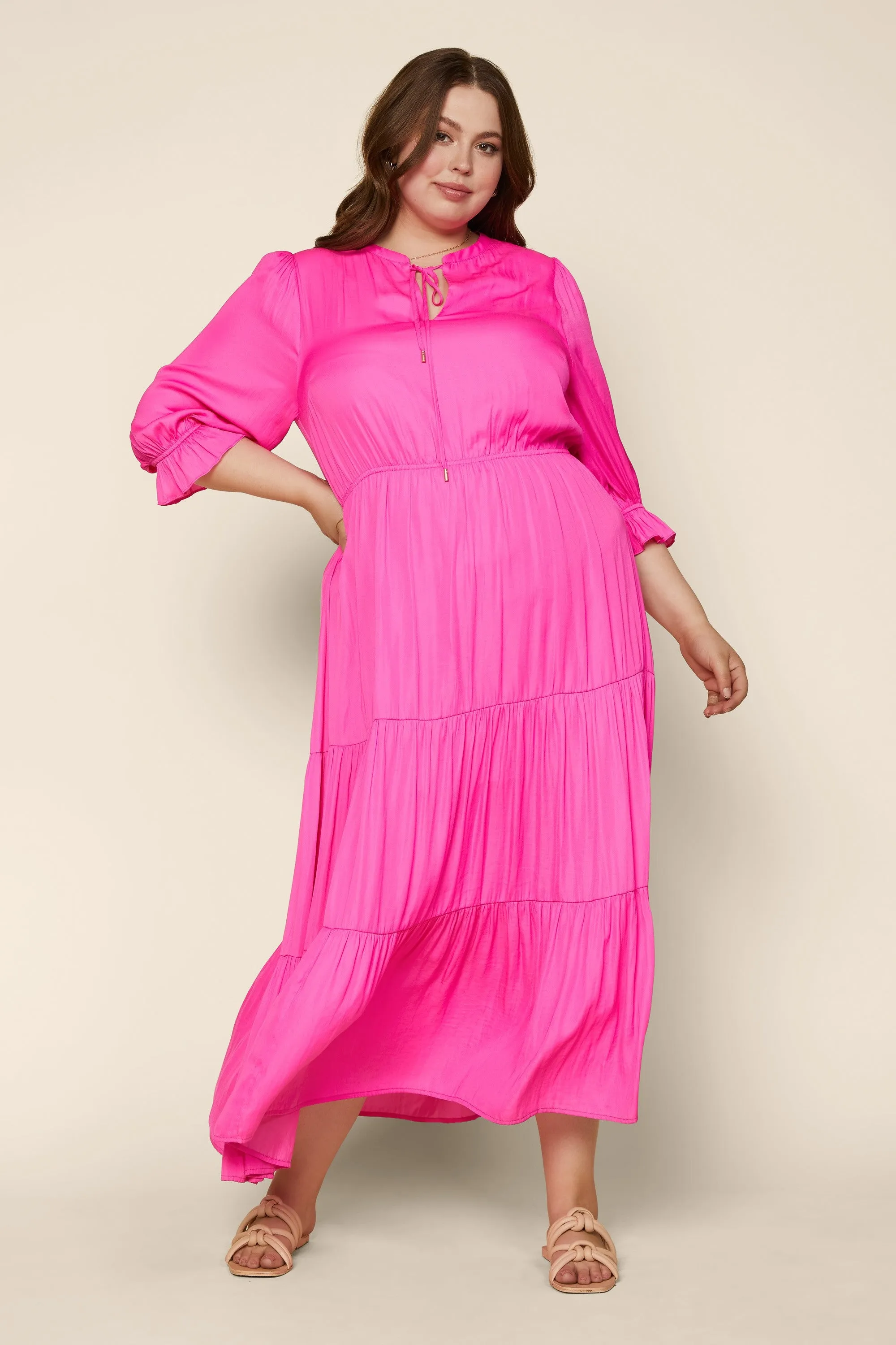 Mila Maxi Dress in Bubblegum