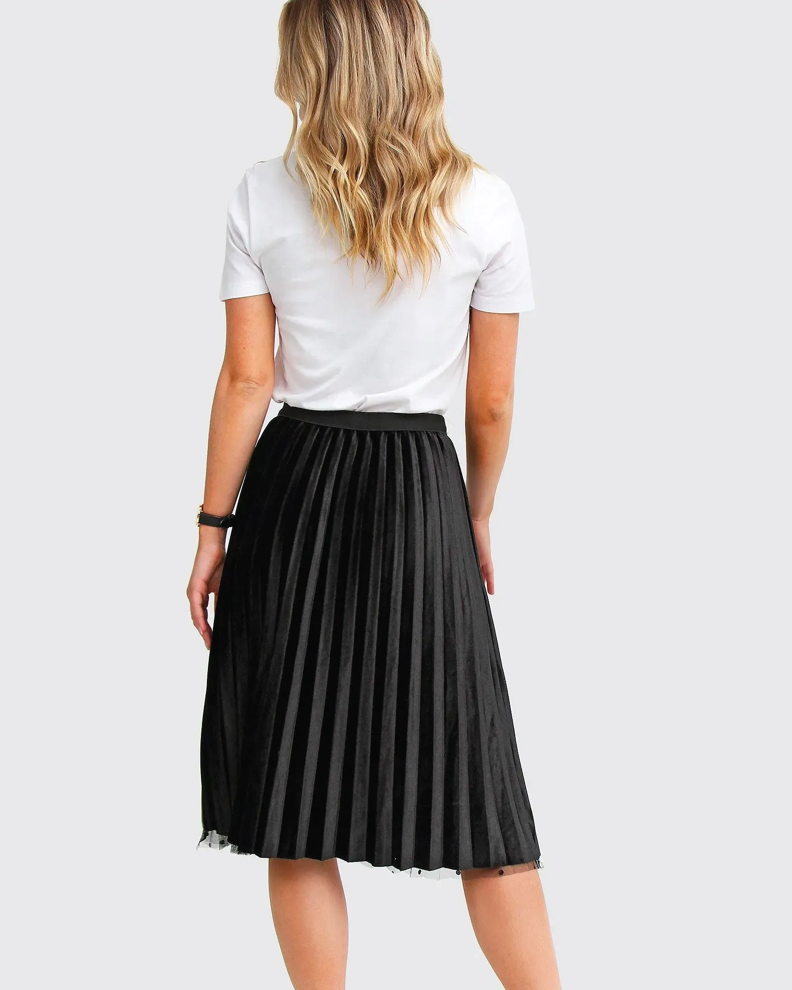 Mixed Feeling Reversible Skirt - Black