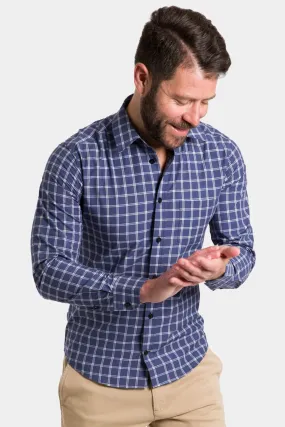 Navy Check Shirt