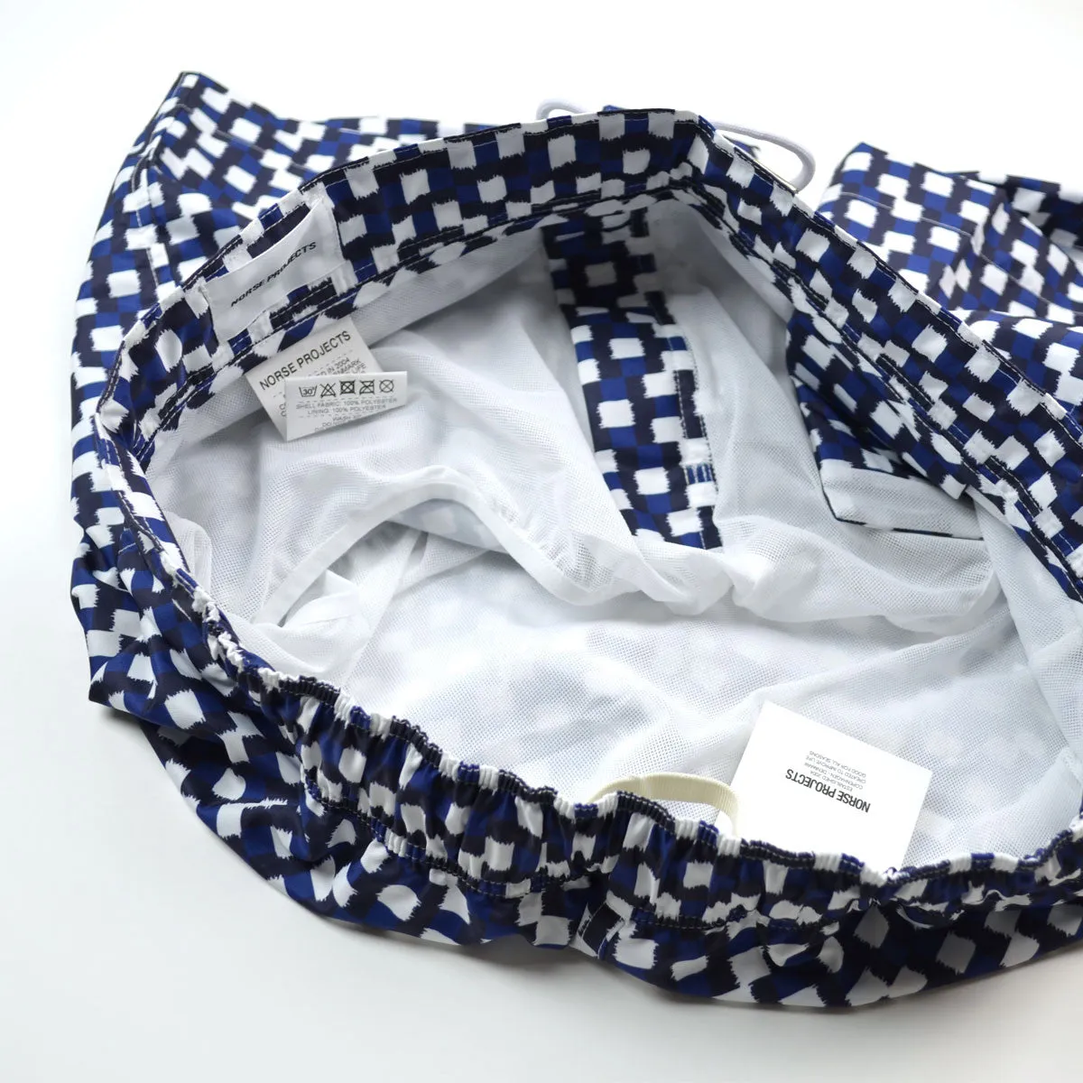 Norse Projects - Hauge Swimmer Printed Swimwear - Graphic Check