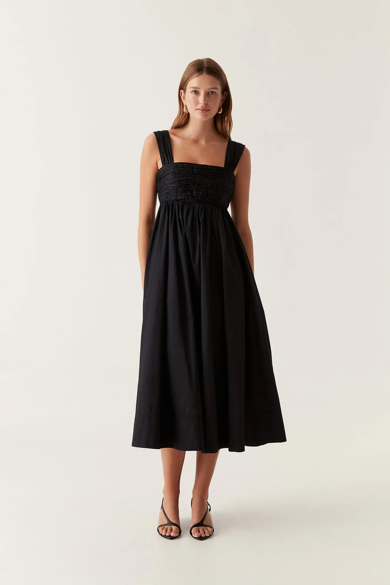 Nova Tie Back Midi Dress