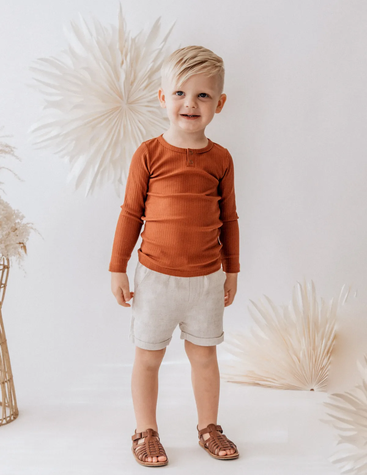 Ollie Boys Shorts - Sand Dune