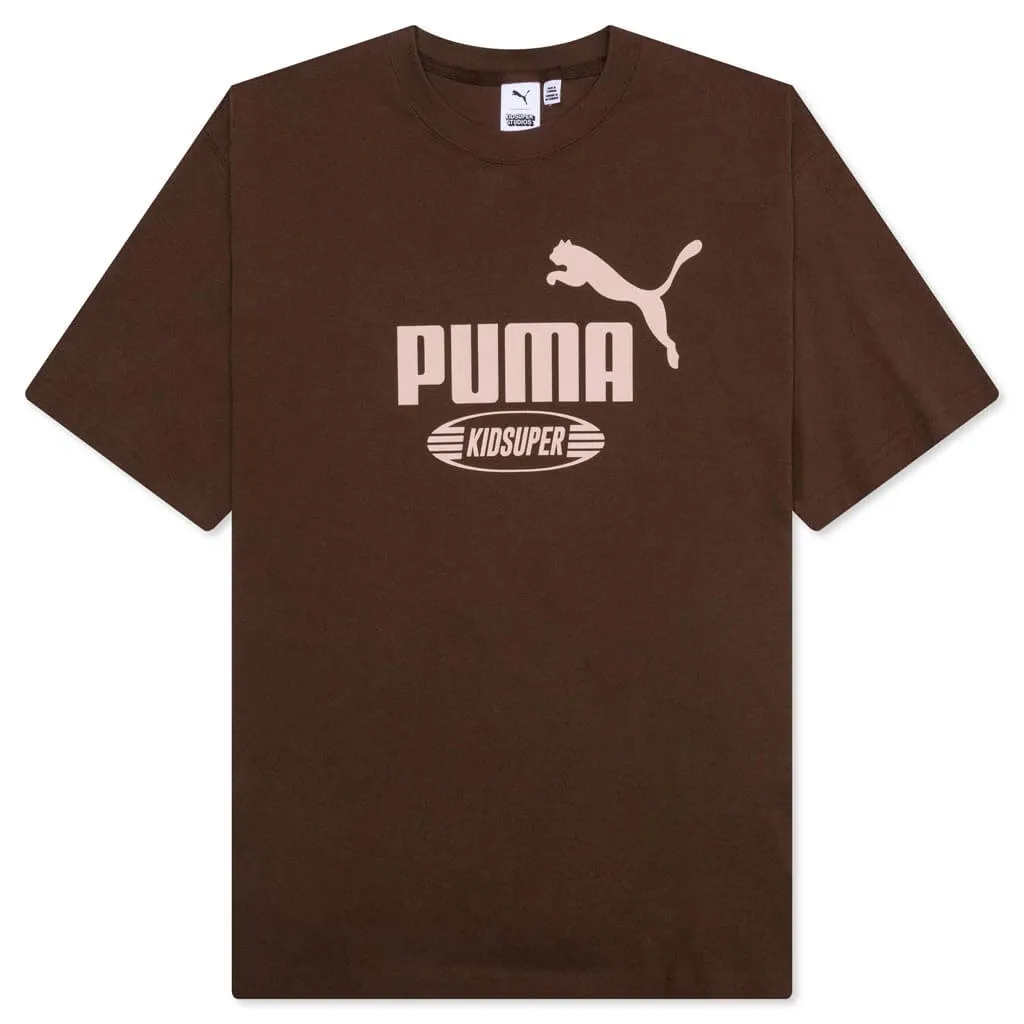 Puma x Kidsuper Graphic Tee - Chestnut Brown