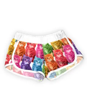 Rainbow Cats Shorts