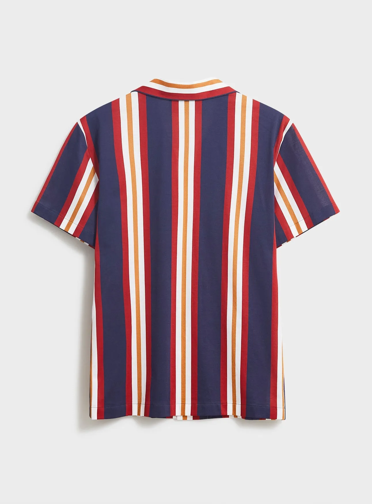 Recycled Boating Stripe Short Sleeve Shirt