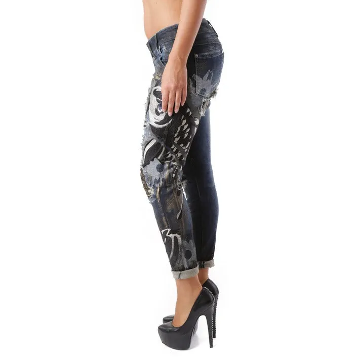 Sexy Woman Jeans Donna