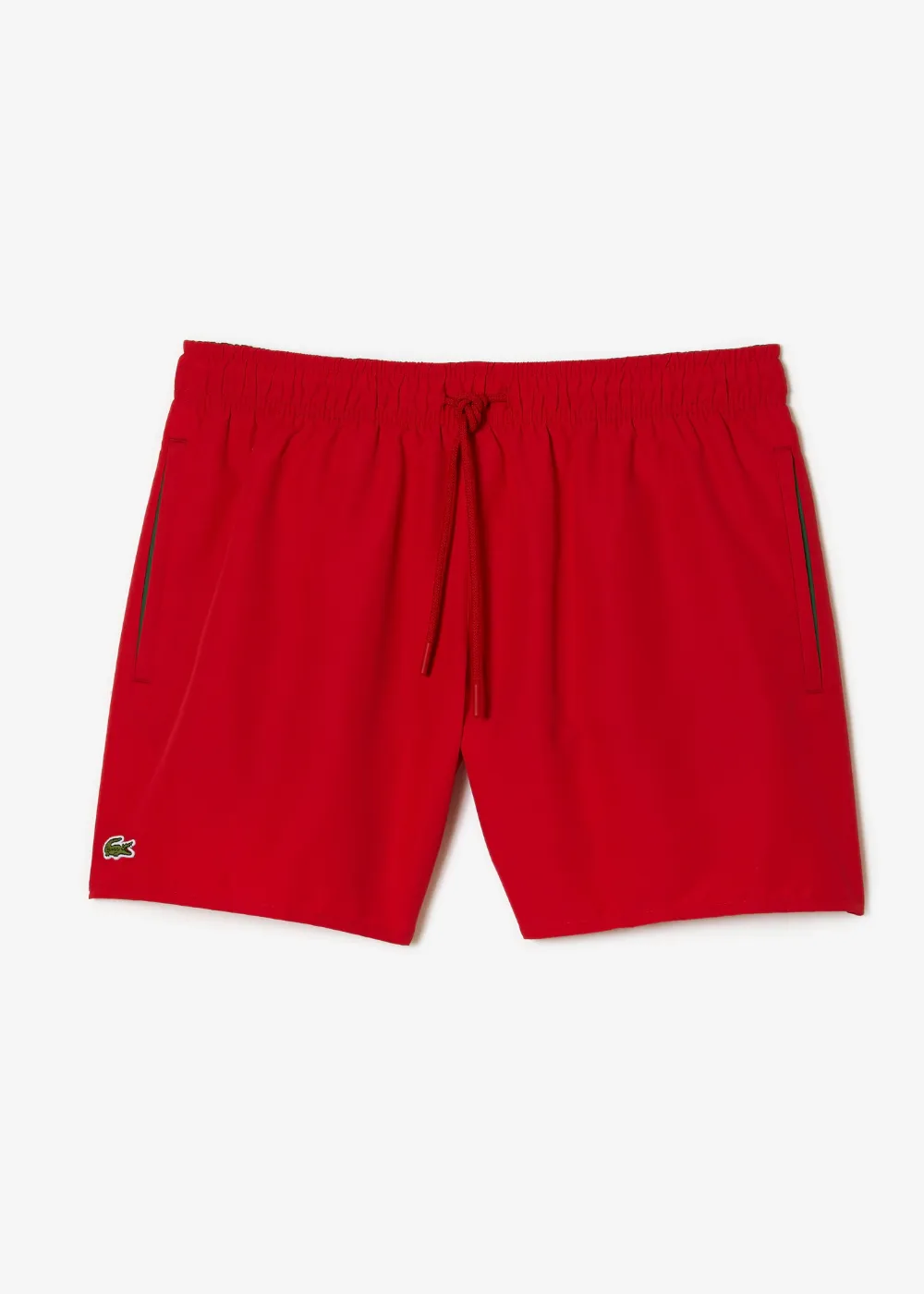 Short de bain Lacoste rouge