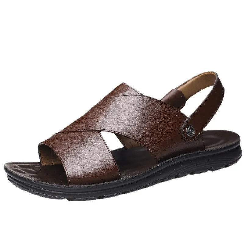 Spring Comfy Leather Sandal