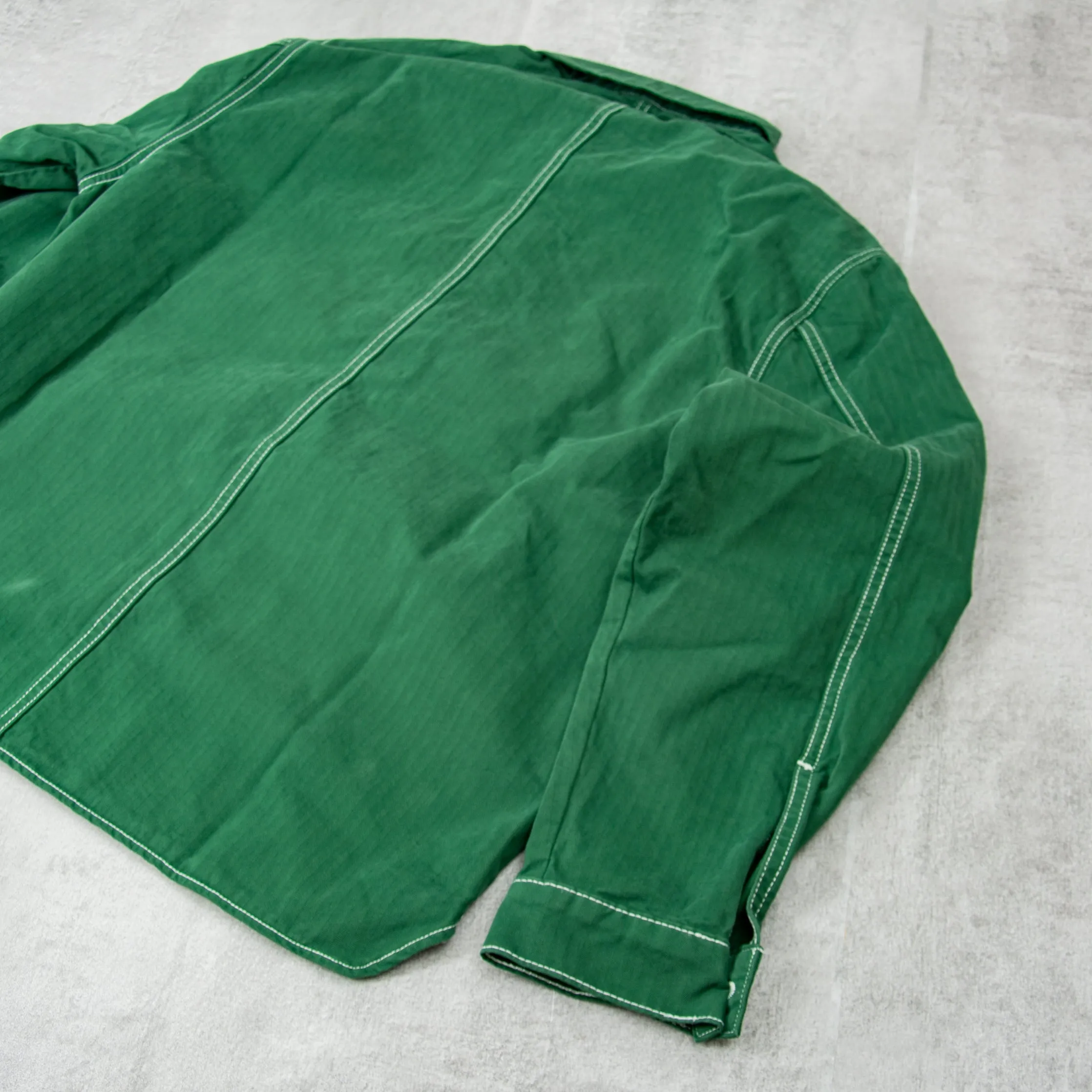 Stan Ray Painters Shirt - Racing Green Herringbone