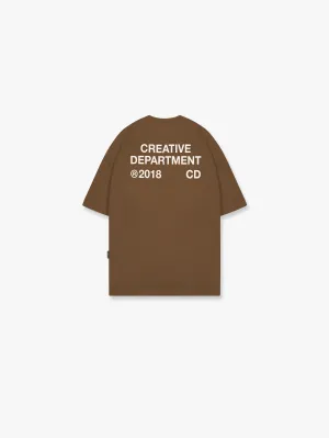 T-SHIRT CREATIVE DEPT - BROWN