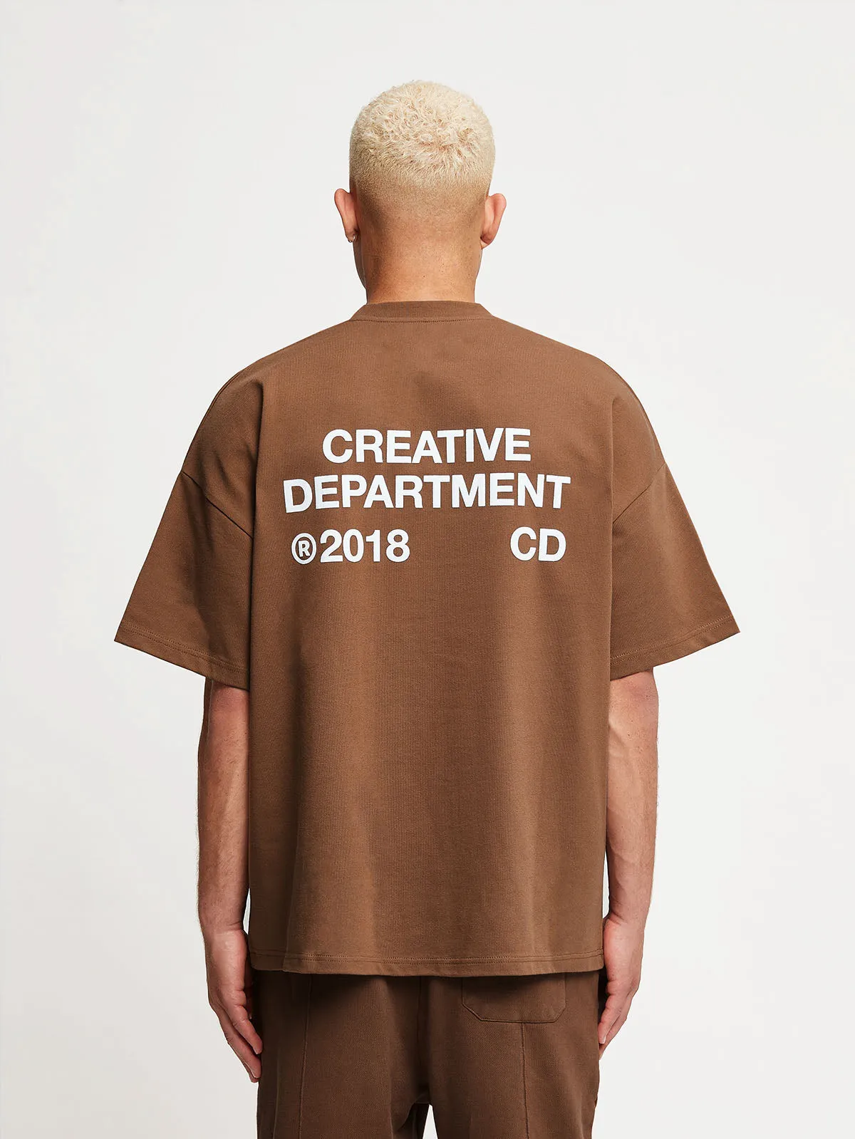 T-SHIRT CREATIVE DEPT - BROWN