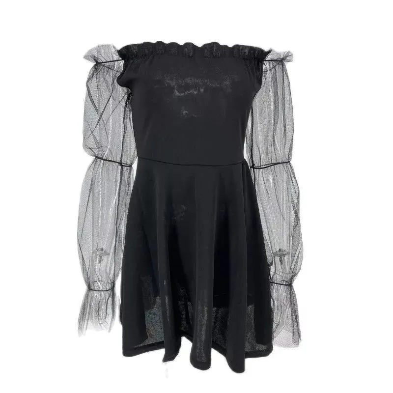 The Bubble Goth Mini Dress