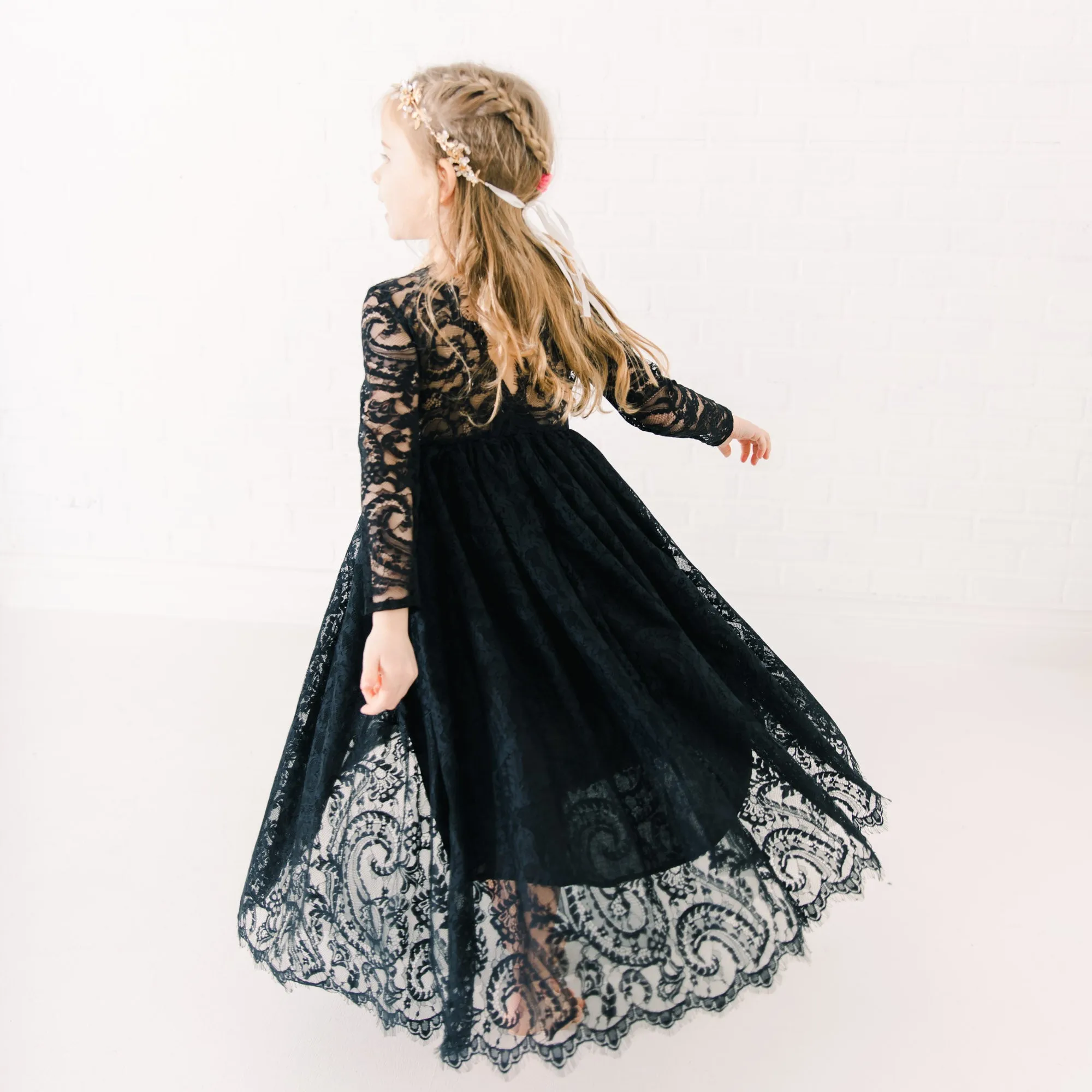 The Paisley Dress - Black